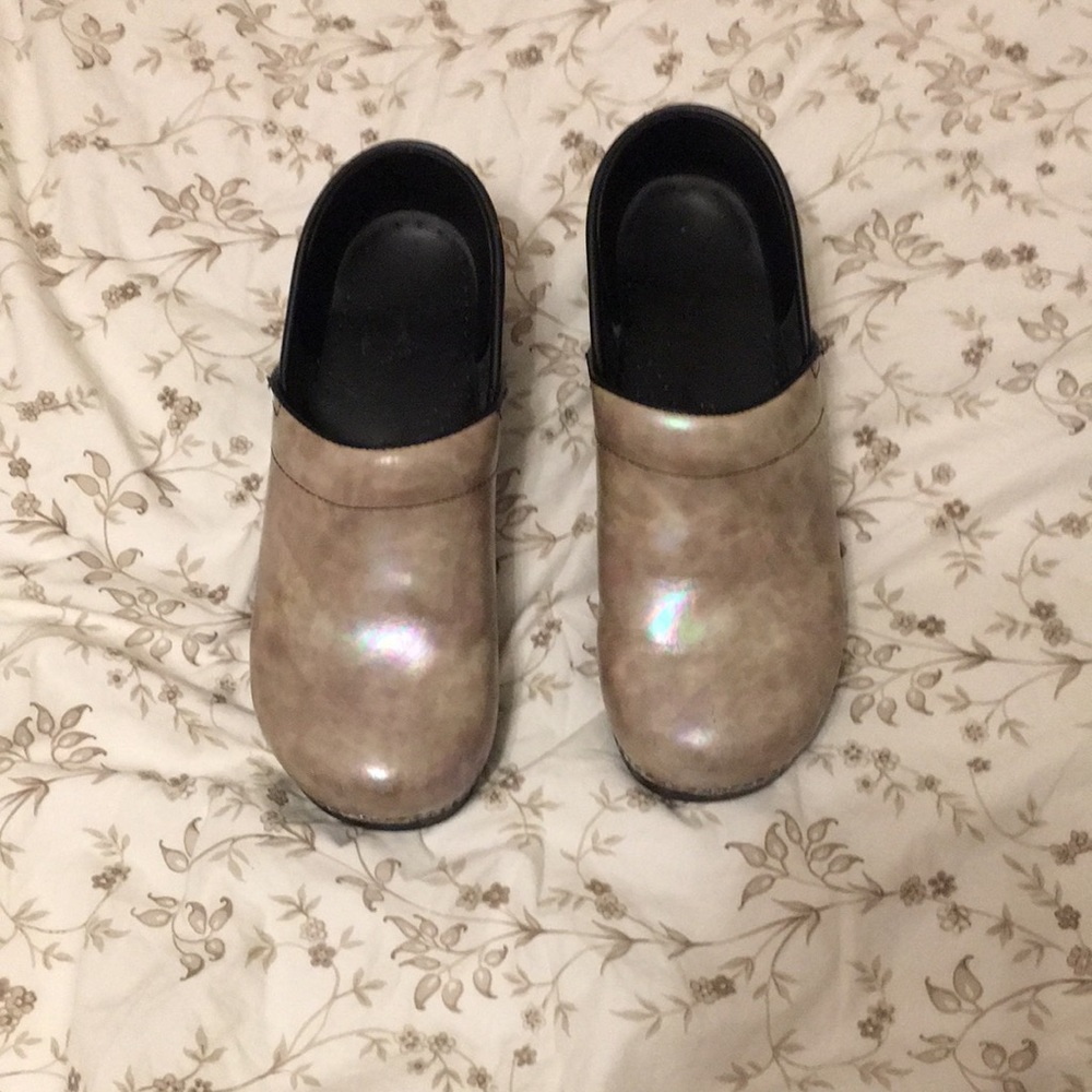 Pearlescent Dansko Clogs - image 1